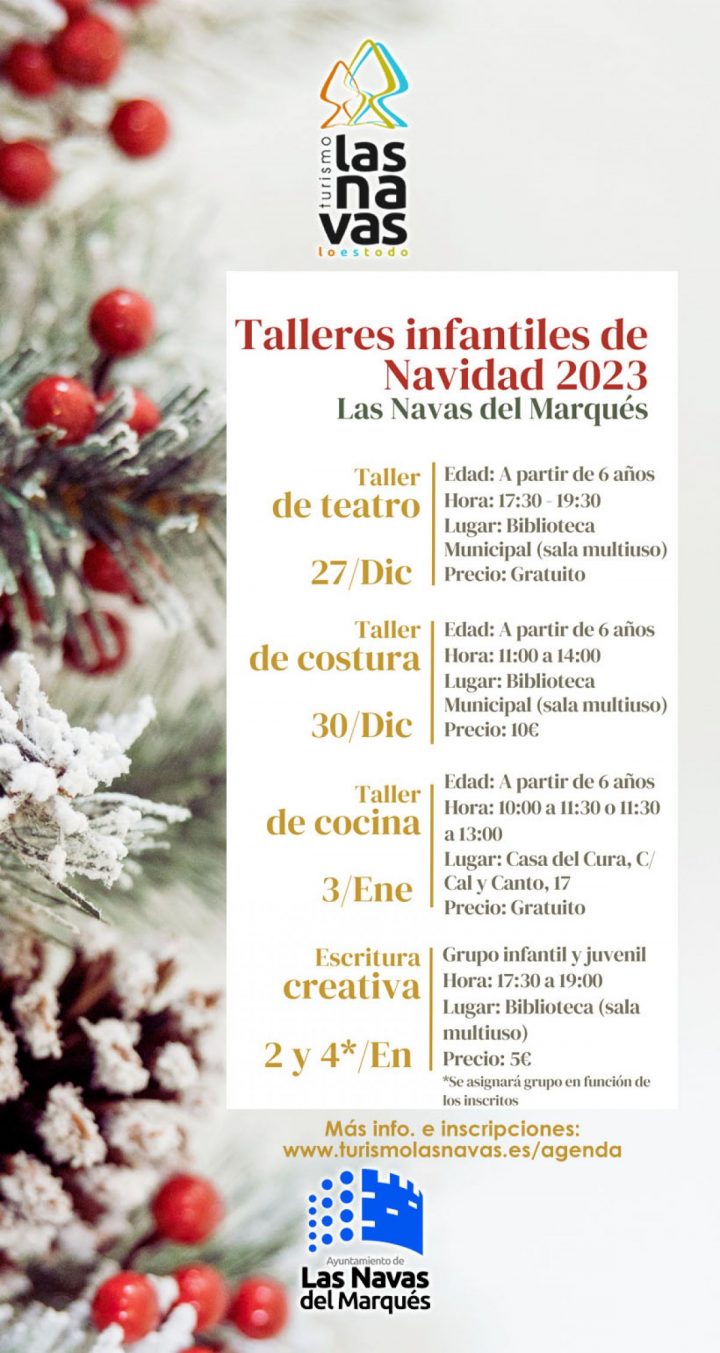 Talleres Infantiles Navidad 2023