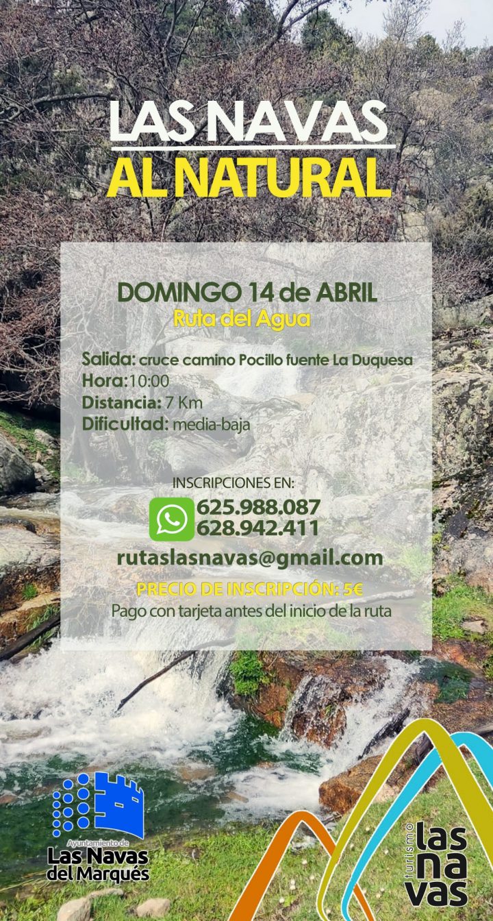 Ruta del Agua. Las Navas al Natural