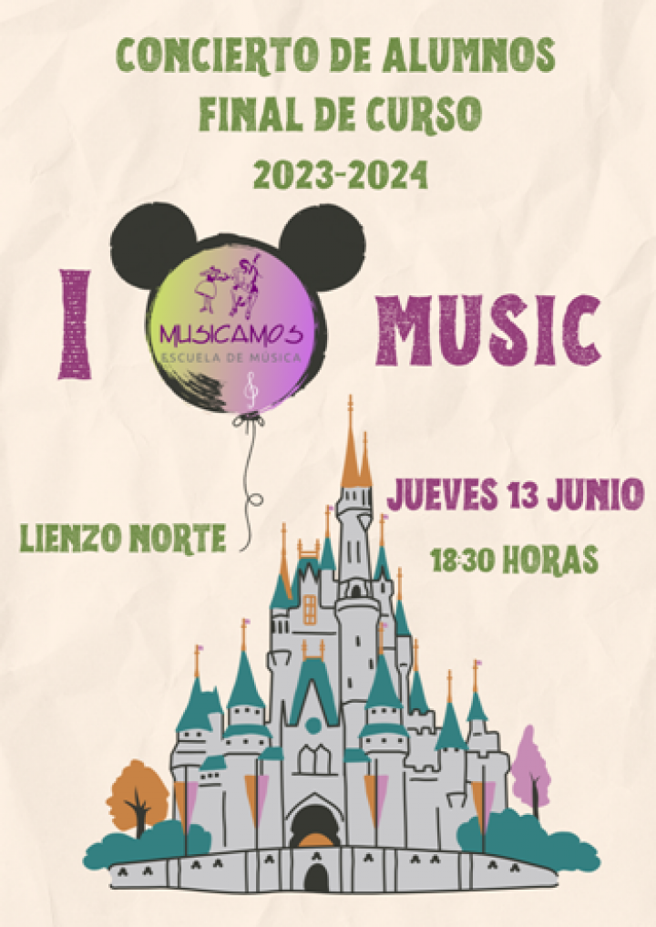 Concierto Alumnos Final de Curso Musicamos
