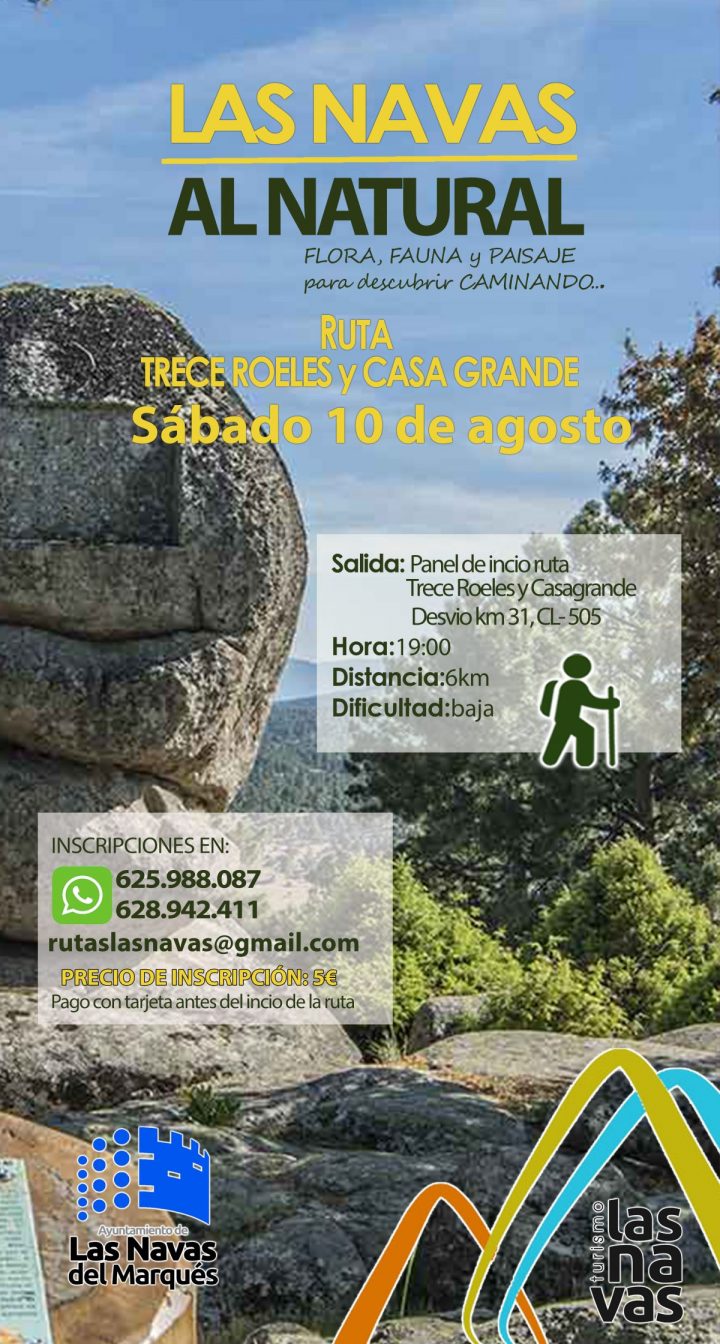 RUTAS DE SENDERISMO #LASNAVASALNATURAL 