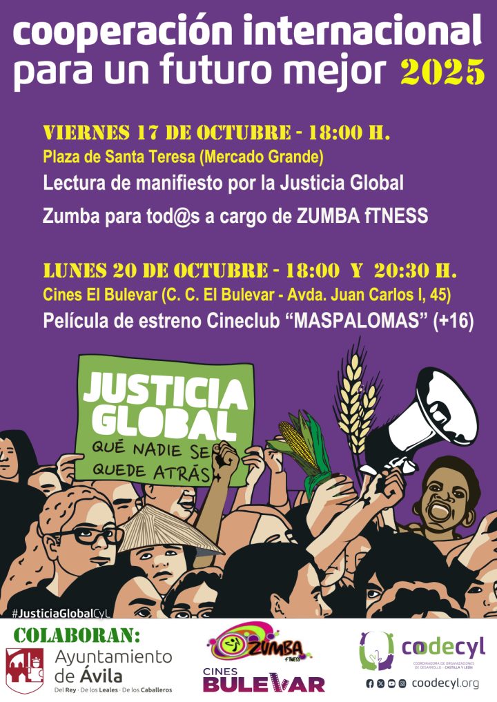Actos Jornada por la Justicia Global