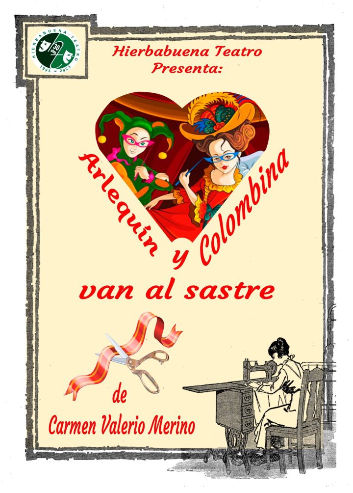 Teatro infantil. Arlequín y Colombina van al sastre