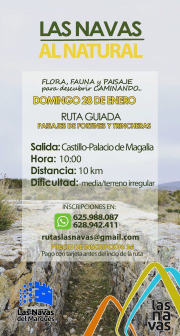 Ruta de senderismo - FORTINES Y TRINCHERAS - Las Navas al Natural