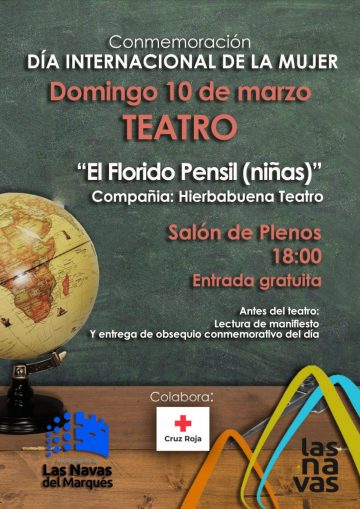 El florido pensil (niñas), obra de teatro. Día de la Mujer