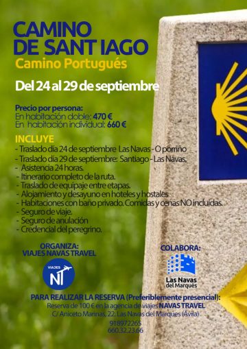 Camino de Santiago desde Las Navas del Marqués