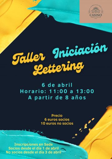 Taller iniciación lettering 