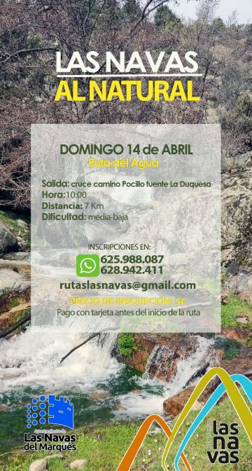 Ruta del Agua. Las Navas al Natural