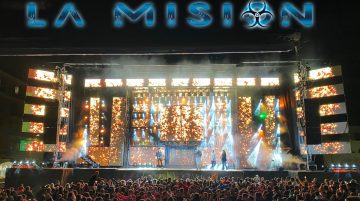 Concierto La Misión y disco móvil