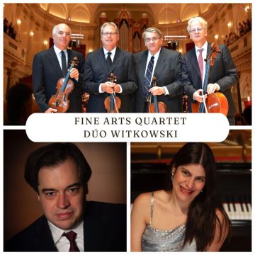 Concierto Fine Arts Quartet - Pianistas Dúo Witkowski