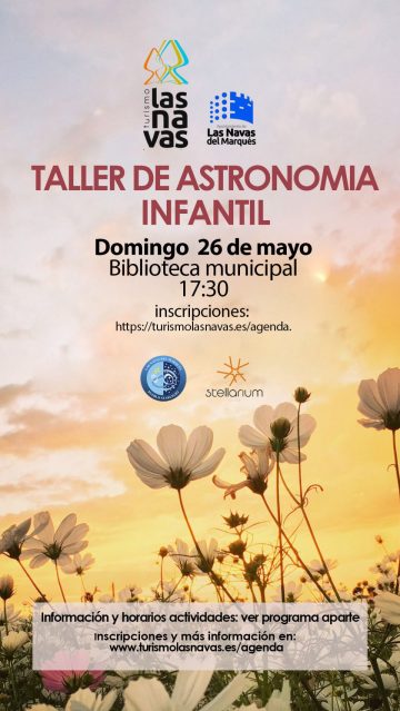 NUEVO GRUPO 26 MAYO. Taller astronómico para niños