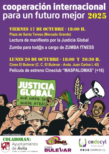 Actos Jornada por la Justicia Global
