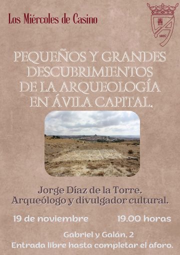 Conferencia a cargo de Jorge Díaz de la Torre